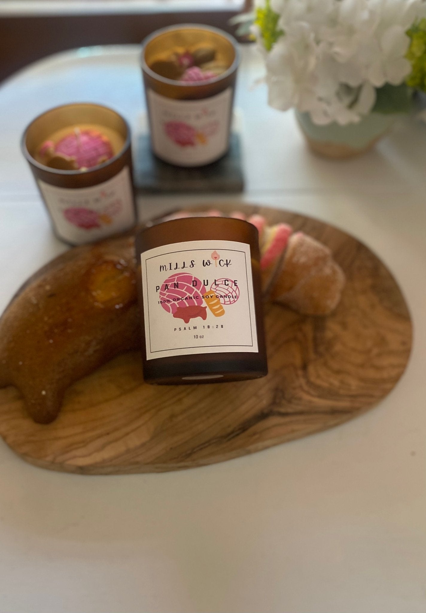 Pan Dulce : Handmade Soy Candle - 10ozMillswicksoycandlesMills WicklatinaownedPan Dulce : Handmade Soy Candle - 10ozscentedsoycandles