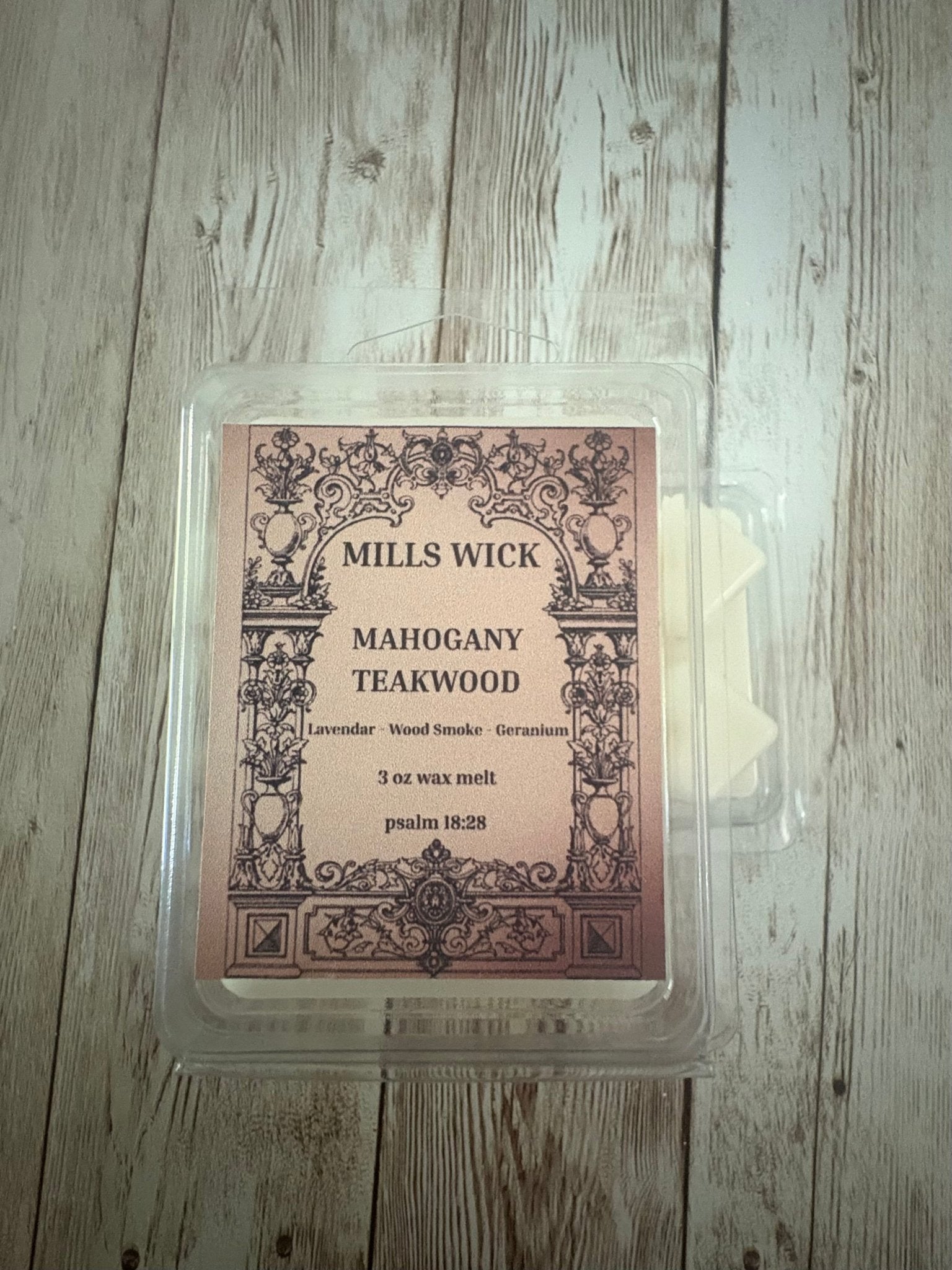 ๐ฒ Mahogany Teakwood โ 3 oz Soy Wax MeltsMillswickscented candlessoycandlesMills Wicklatinaowned๐ฒ Mahogany Teakwood โ 3 oz Soy Wax Meltsscentedsoycandles