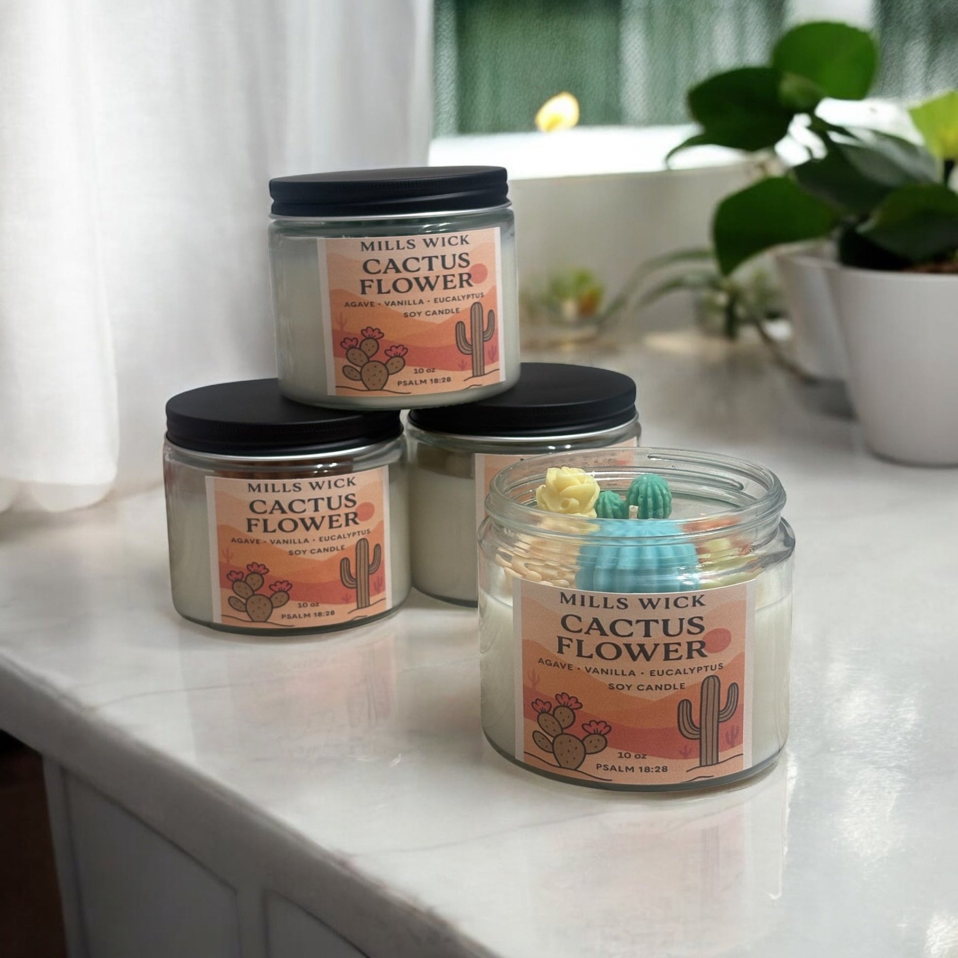 Cactus flower 🌵Millswickscented candlessoycandlesMills WicklatinaownedCactus flower 🌵scentedsoycandles