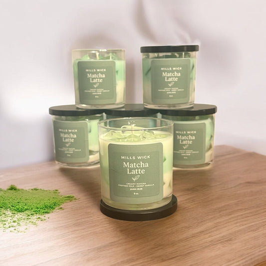 Matcha Moment – 8 oz Soy Candle with Wax Ice MoldsMillswickscented candlessoycandlesMills WicklatinaownedMatcha Moment – 8 oz Soy Candle with Wax Ice Moldsscentedsoycandles
