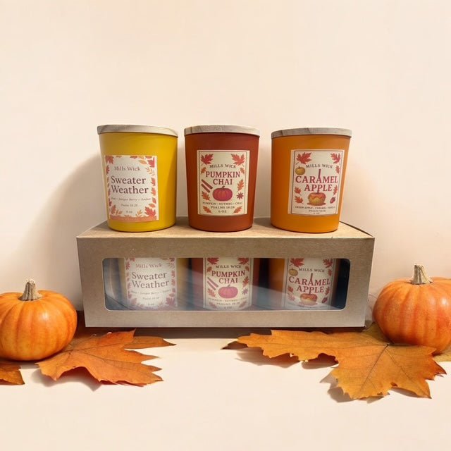 The Fall Gift Set CollectionMillswickscented candlessoycandlesMy StorelatinaownedThe Fall Gift Set Collectionscentedsoycandles