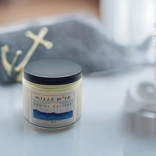 Sea Of Galilee Candle - 10ozMillswicksoycandlesMy StorelatinaownedSea Of Galilee Candle - 10ozscentedsoycandles