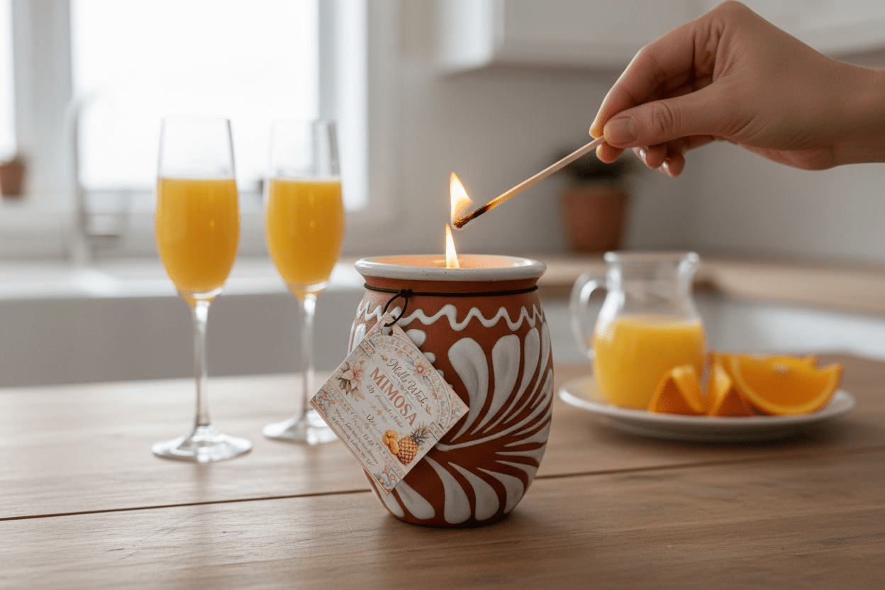 Mimosa bliss - 12 oz candleMillswickscented candlessoycandlesMills WicklatinaownedMimosa bliss - 12 oz candlescentedsoycandles