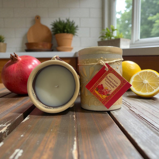 Pomegranate Lemonade – 9oz Soy CandleMillswicksoycandlesMills WicklatinaownedPomegranate Lemonade – 9oz Soy Candlescentedsoycandles