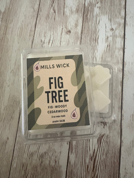 Fig Tree Essence – 3 oz Soy Wax MeltsMillswickscented candlessoycandlesMills WicklatinaownedFig Tree Essence – 3 oz Soy Wax Meltsscentedsoycandles