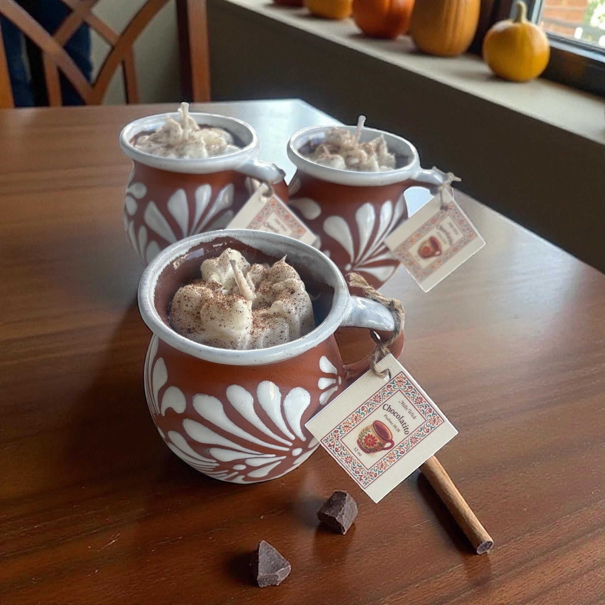 Chocolatito 12oz Soy CandleMillswickscented candlessoycandlesMills WicklatinaownedChocolatito 12oz Soy Candlescentedsoycandles