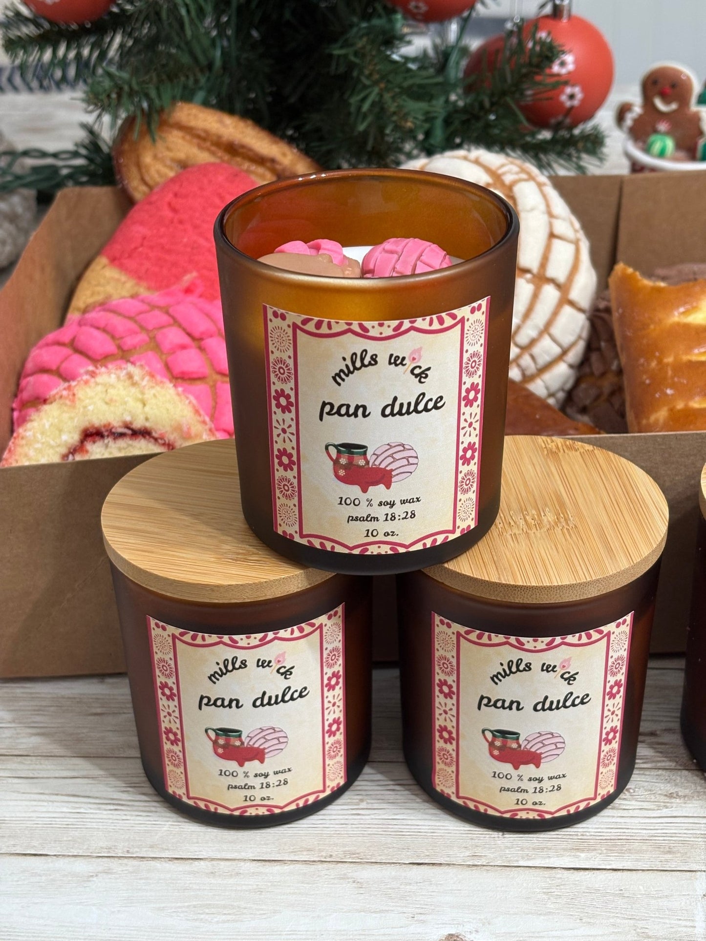 Pan Dulce : Handmade Soy Candle - 10ozMillswicksoycandlesMills WicklatinaownedPan Dulce : Handmade Soy Candle - 10ozscentedsoycandles