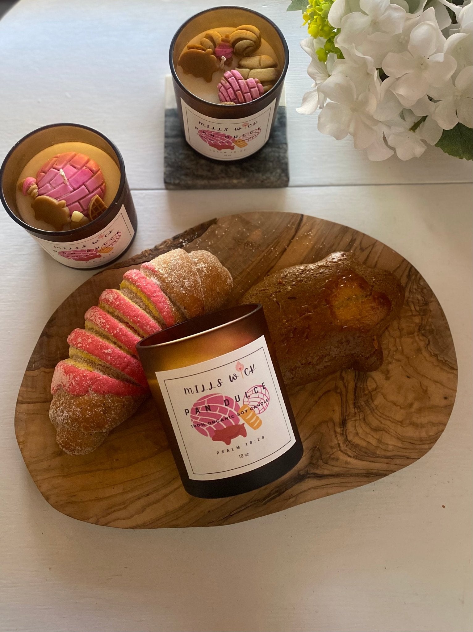 Pan Dulce : Handmade Soy Candle - 10ozMillswicksoycandlesMills WicklatinaownedPan Dulce : Handmade Soy Candle - 10ozscentedsoycandles