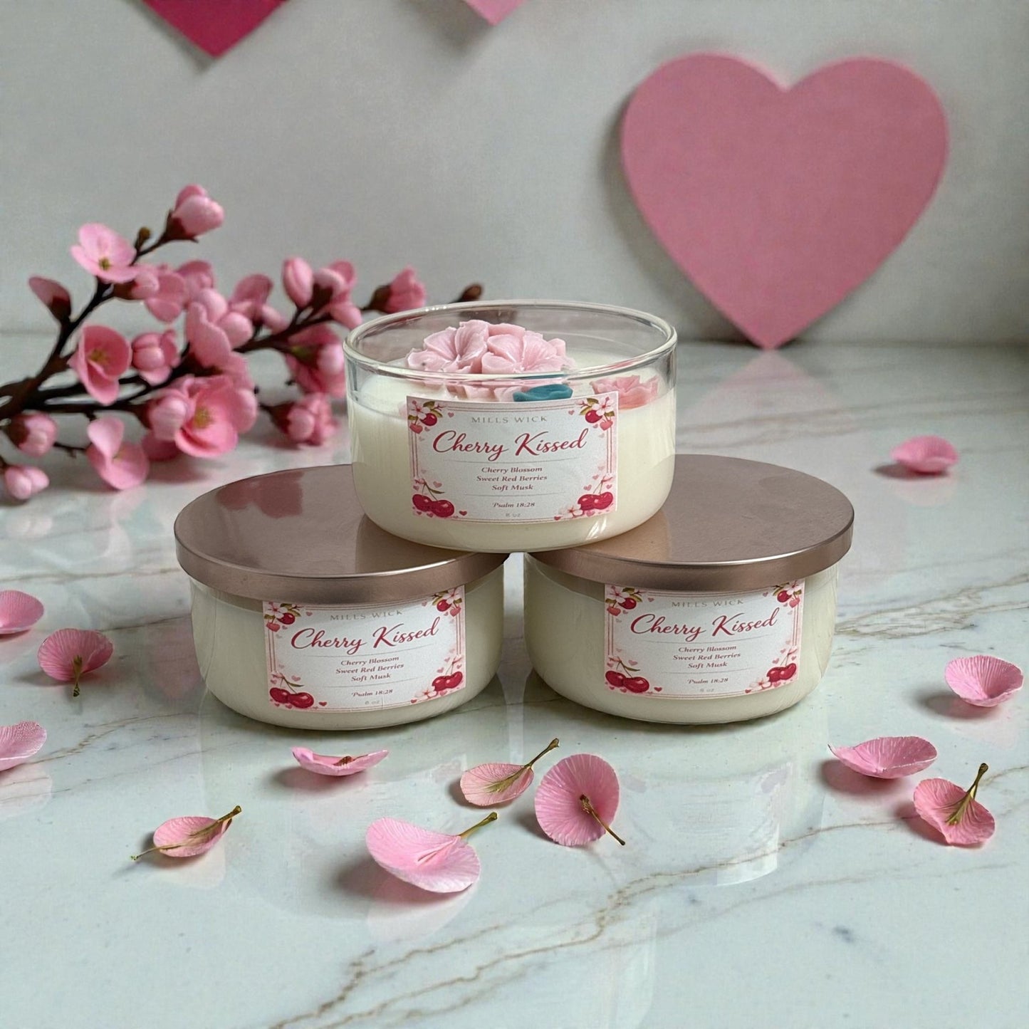 Cherry Kissed – Valentine’s Limited Edition CandleMillswickscented candlessoycandlesMills WicklatinaownedCherry Kissed – Valentine’s Limited Edition Candlescentedsoycandles