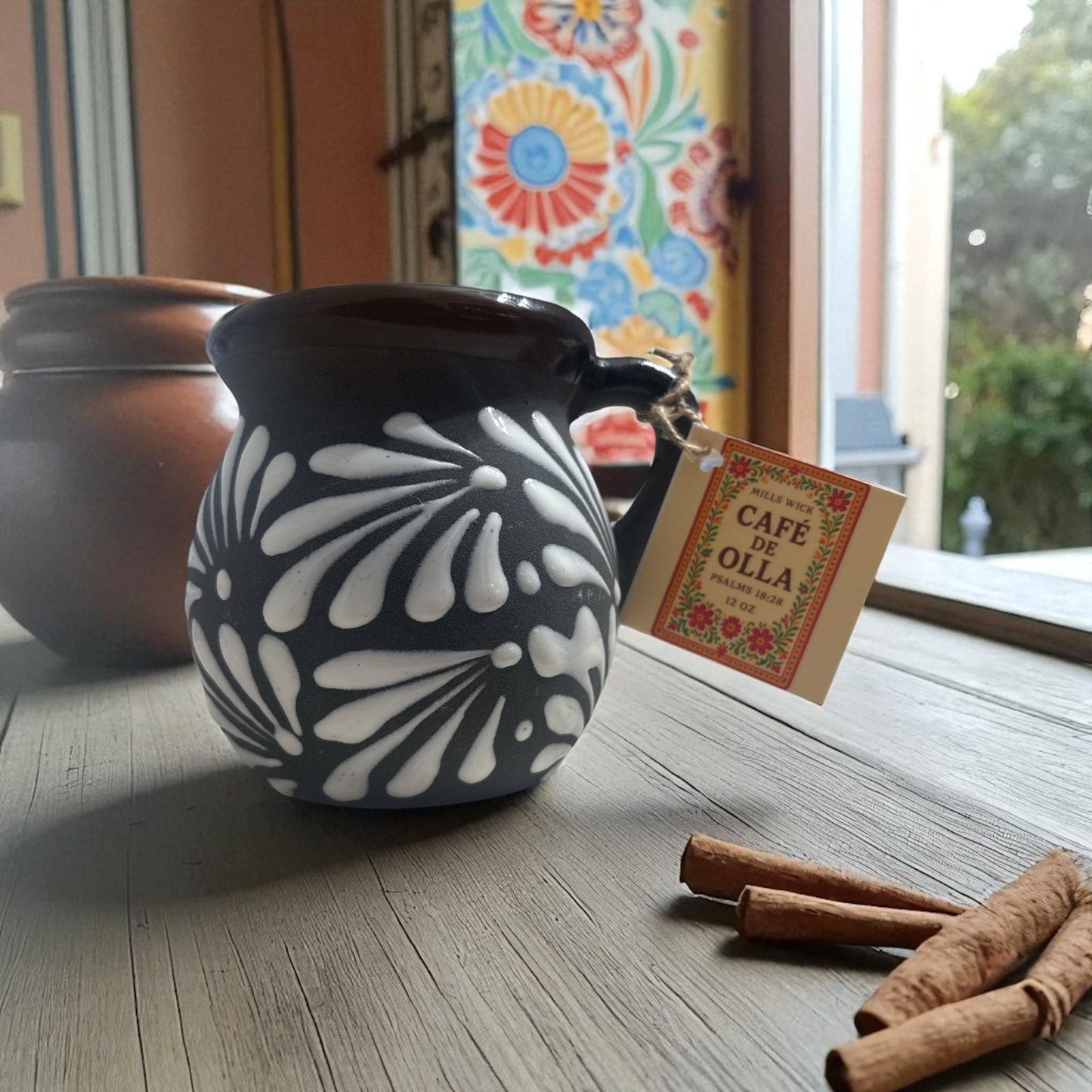 Café de Olla Soy Candle – Handcrafted in Mexican tazaMillswickscented candlessoycandlesMills WicklatinaownedCafé de Olla Soy Candle – Handcrafted in Mexican tazascentedsoycandles