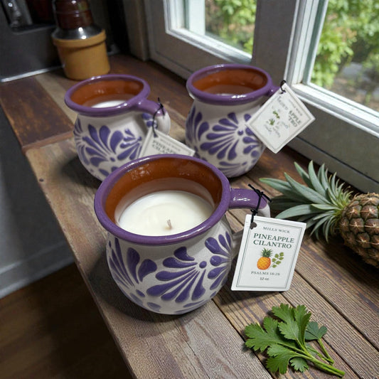🍍 Pineapple Cilantro – Soy Candle (Artesanal Mug, 12 oz)Millswickscented candlessoycandlesMills Wicklatinaowned🍍 Pineapple Cilantro – Soy Candle (Artesanal Mug, 12 oz)scentedsoycandles