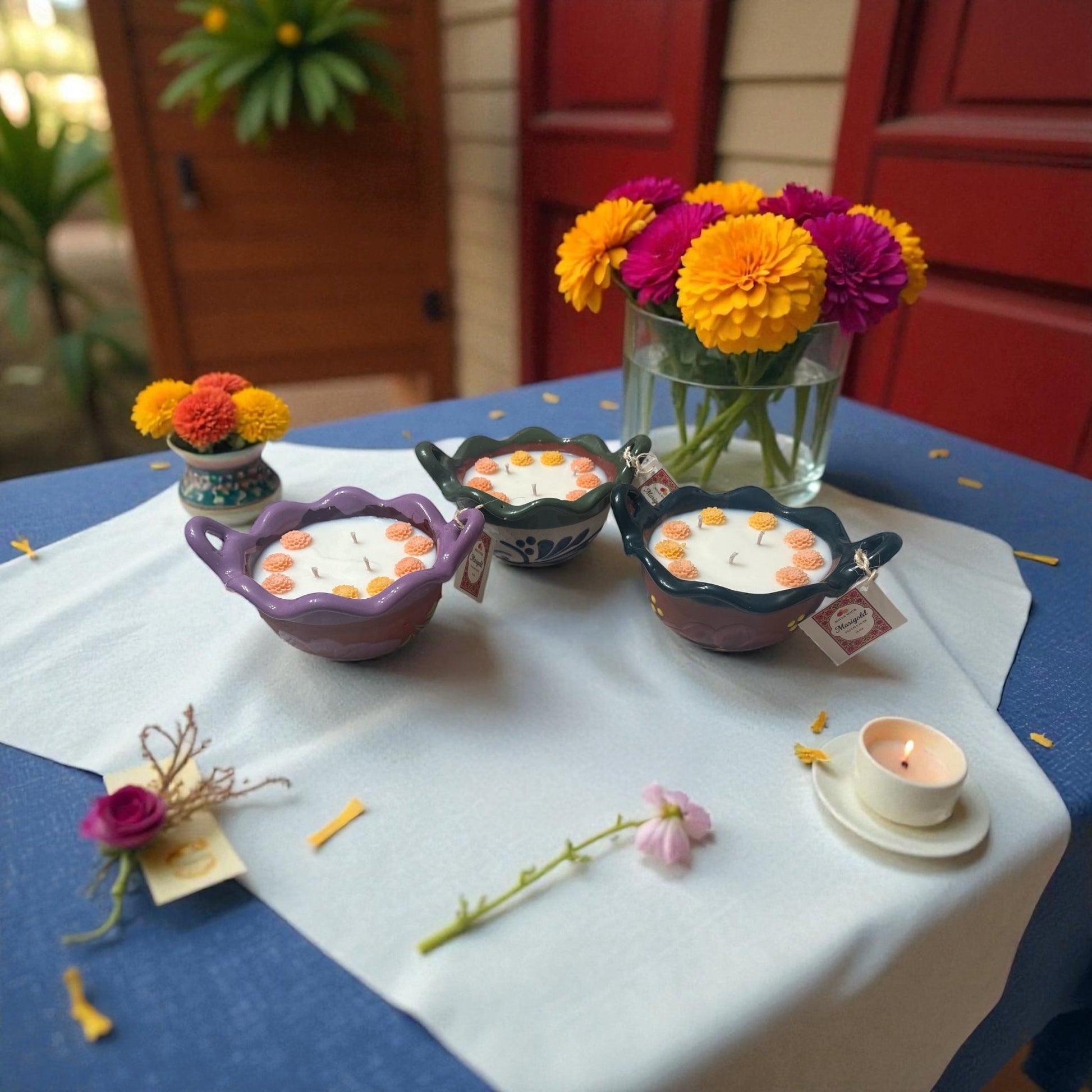 🌼 Cempasúchil Glow – 15oz Soy CandleMillswicksoycandlesMills Wicklatinaowned🌼 Cempasúchil Glow – 15oz Soy Candlescentedsoycandles