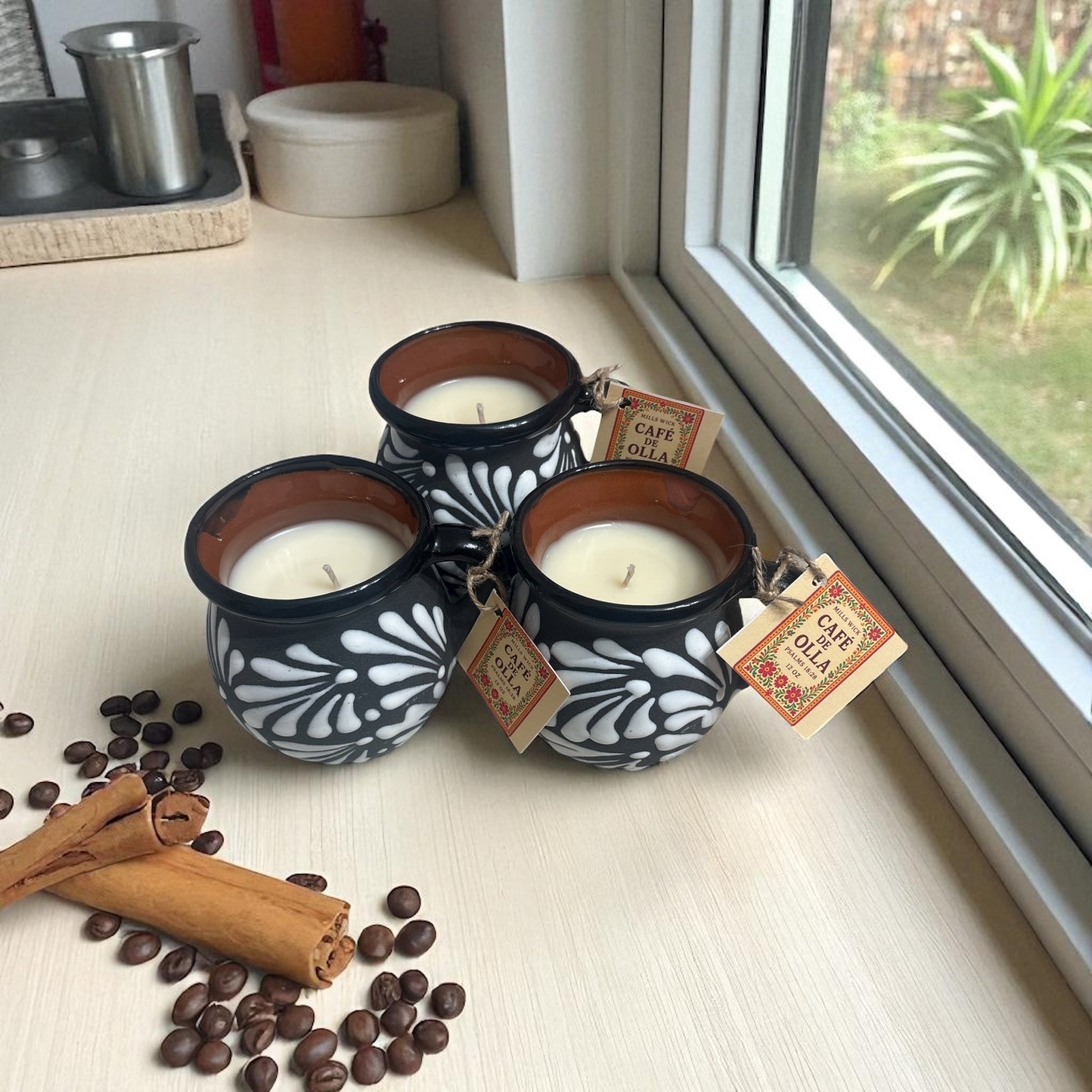 Café de Olla Soy Candle – Handcrafted in Mexican tazaMillswickscented candlessoycandlesMills WicklatinaownedCafé de Olla Soy Candle – Handcrafted in Mexican tazascentedsoycandles